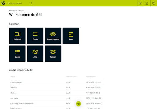 dynamic content 2025 ist da