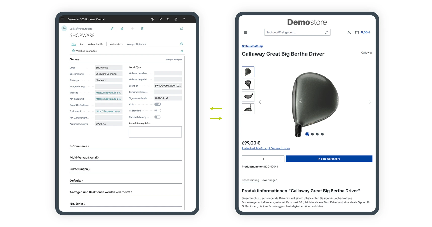 dynamic connect info