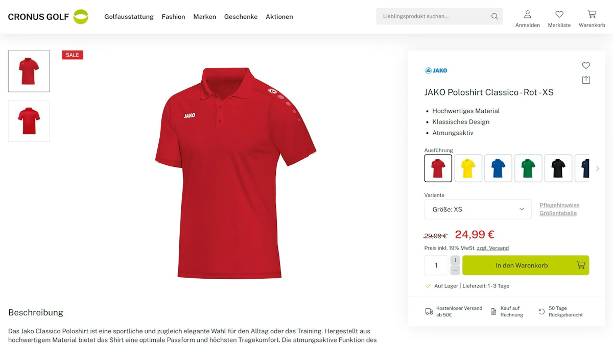 Dynamic Commerce B2C-Shop