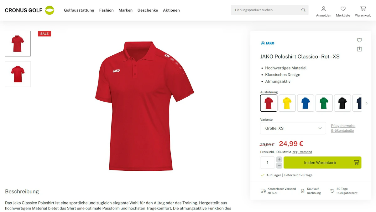Dynamic Commerce B2C-Shop