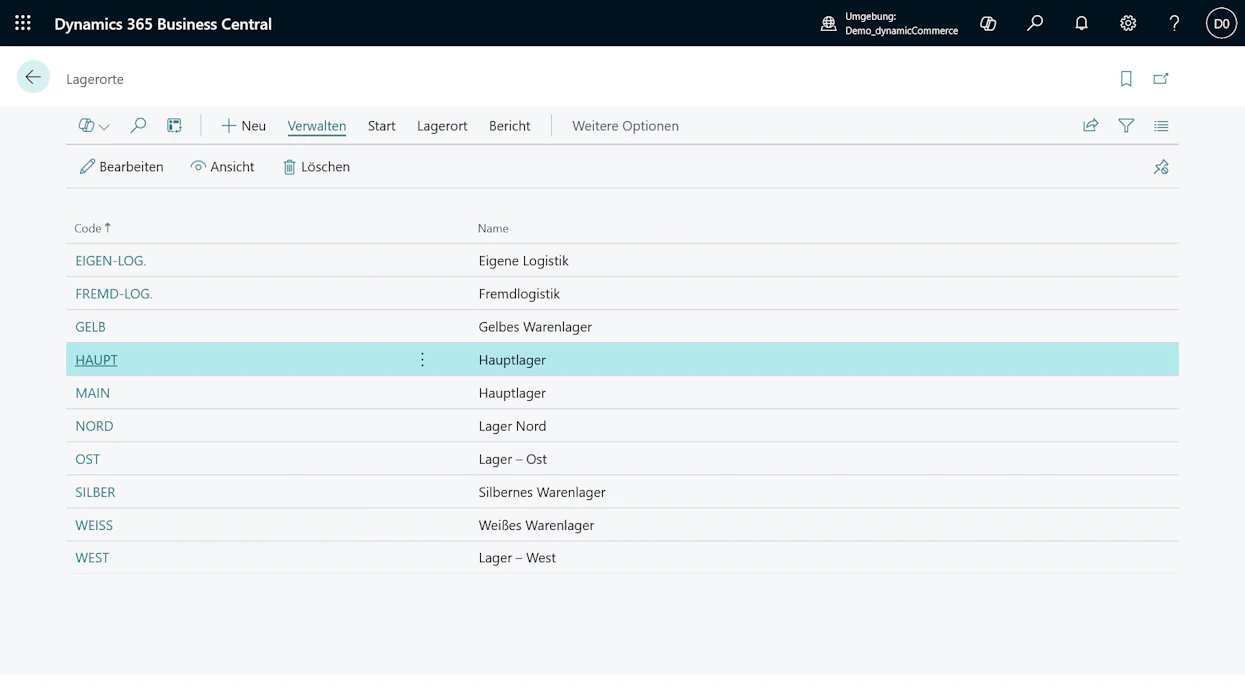Artikelkarte in Microsoft Dynamics 365 Business Central für das Produkt AMSTERDAM Lampe.